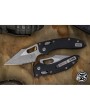 Microtech Stitch Ram-Lok Manual Folder – 3.75" AP Stonewash Serrated