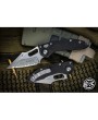 Microtech Stitch Automatic Knife – 3.75" Stonewash Serrated Blade