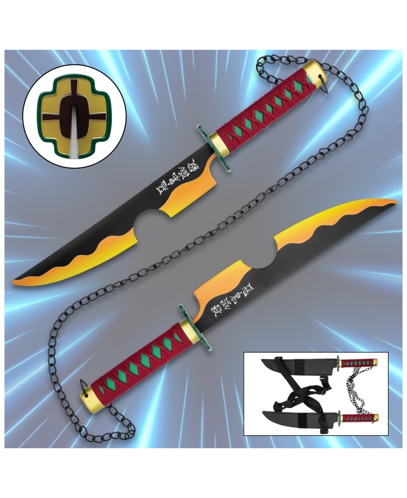 Tengen Uzui Demon Slayer Double Sword – Anime Replica