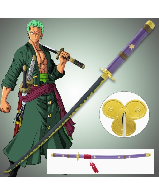 Zoro’s Enma Katana Replica – Carbon Steel Blade with Scabbard
