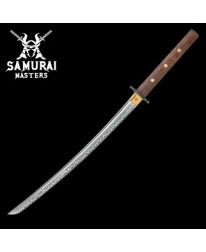 Tigerwood Wakizashi – Handcrafted Samurai Sword