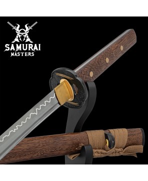 Tigerwood Wakizashi – Handcrafted Samurai Sword