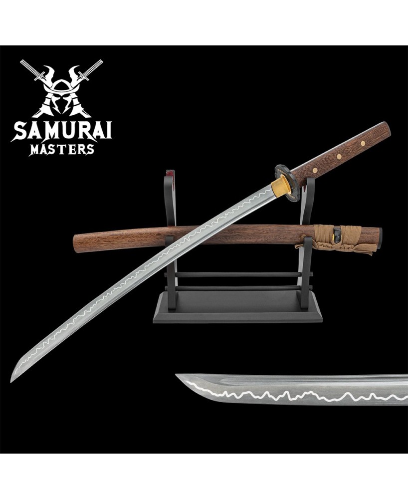 Tigerwood Wakizashi – Handcrafted Samurai Sword