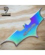 6" Batarang 3-Piece Throwing Knife Set – Rainbow Finish