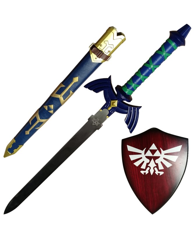 Zelda Series Sword Replica – Stainless Steel & Leather Scabbard