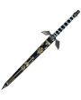 Twilight Princess Zelda Sword – Hylian Engraving & Leather Scabbard