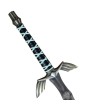 Twilight Princess Zelda Sword – Hylian Engraving & Leather Scabbard