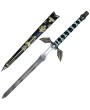 Twilight Princess Zelda Sword – Hylian Engraving & Leather Scabbard