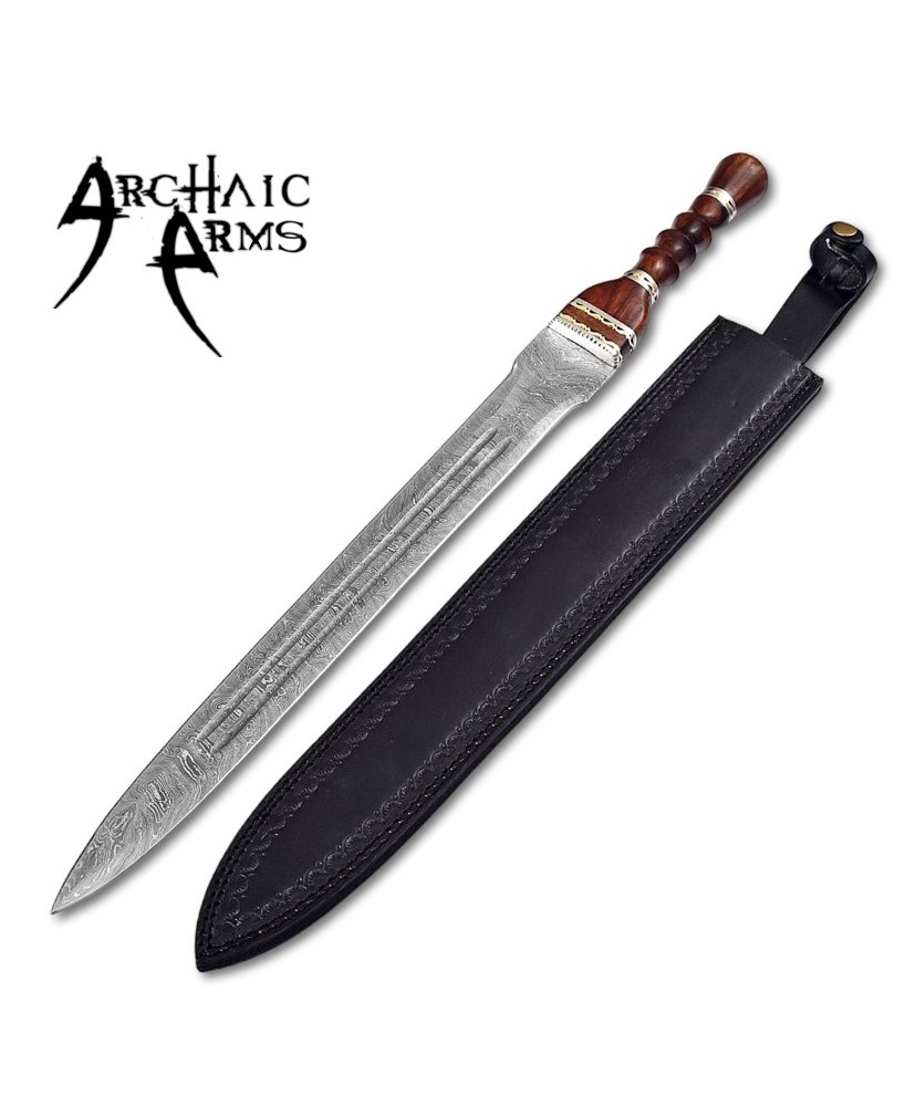 Ancient Roman Damascus Steel Gladius – Historical Replica Sword