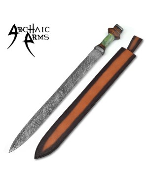 Medieval Roman Damascus Steel Gladiator Spatha Sword