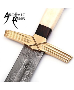 Formidable King Damascus Steel Viking Sword – Fit for a Warrior