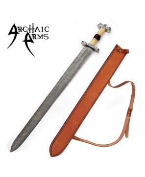 Anglo Saxon No Man’s Land Damascus Battle Sword – Warrior’s Blade