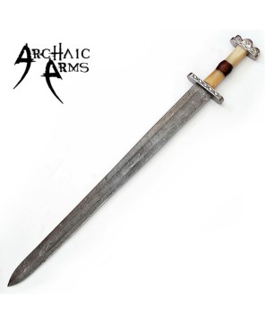 Anglo Saxon No Man’s Land Damascus Battle Sword – Warrior’s Blade