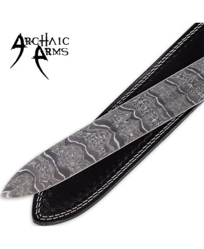 Medieval European Damascus Arming Sword – Regal & Battle-Ready