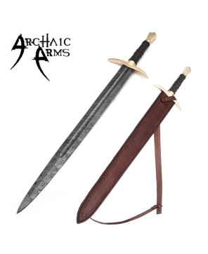 Damascus Steel Viking Sword – Hand-Forged Battle-Ready Blade