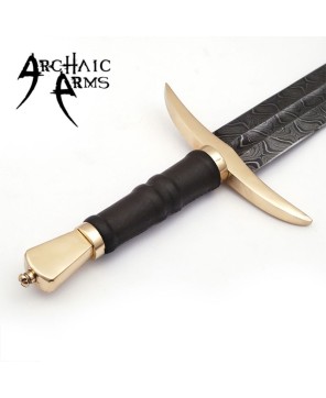 Damascus Steel Viking Sword – Hand-Forged Battle-Ready Blade