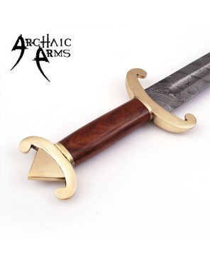 Carolingian Damascus Steel Sword – Hand-Forged Medieval Replica