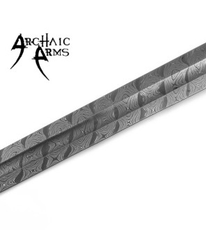 Carolingian Damascus Steel Sword – Hand-Forged Medieval Replica