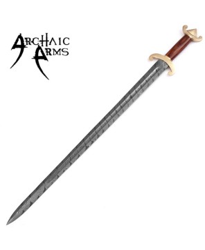 Carolingian Damascus Steel Sword – Hand-Forged Medieval Replica