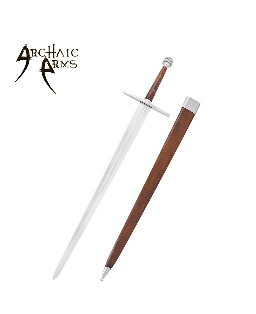 Late Medieval Long Sword with Scabbard – Hand-Forged Replica