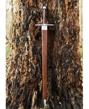 Late Medieval Long Sword with Scabbard – Hand-Forged Replica