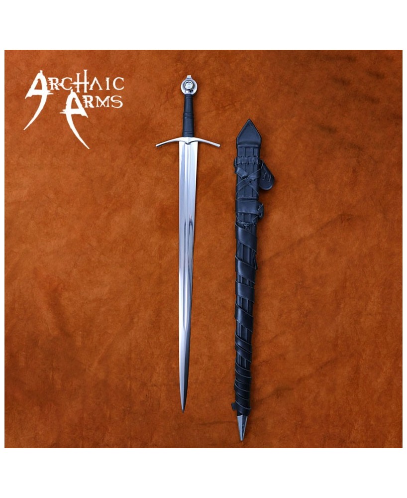 Medieval Knight Sword Battle-Ready 5160 Steel Blade