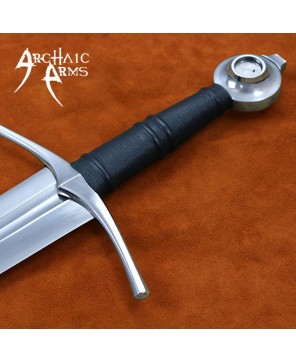 Medieval Knight Sword Battle-Ready 5160 Steel Blade