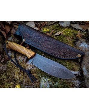 Handmade Nessmuk Knife – Rugged Outdoor Blade