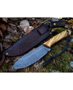 Handmade Nessmuk Knife – Rugged Outdoor Blade