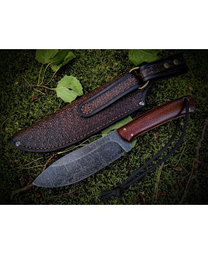 Handmade Nessmuk Bushcraft Knife – Durable & Sharp