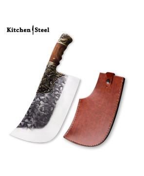 Hand-Forged Dragon Cleaver – Razor-Sharp, Durable & Versatile