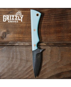 Drifter Turquoise EDC Knife – G10 Handle & Kydex Sheath