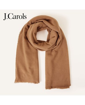 J.Carols® Grace Super-Soft Camel Blanket Scarf - Cozy Elegance for Chilly Days