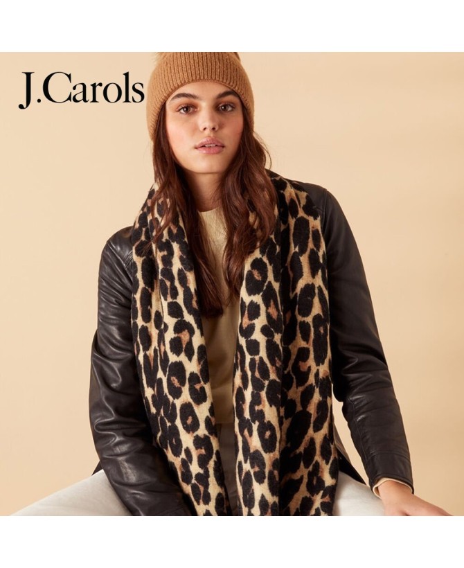 J.CAROLS® LUXURIOUS LEOPARD BLANKET SCARF