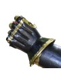 The Cursed Black Knight Medieval Armor Gauntlets – 16-Gauge Steel