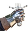 Durable Gauntlets – 20 Gauge Steel Armor with Leather Buckle & Gloves