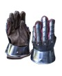 Durable Gauntlets – 20 Gauge Steel Armor with Leather Buckle & Gloves