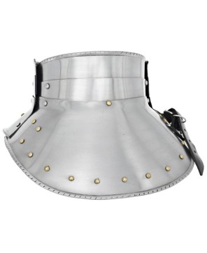 Heavy-Duty Steel Gorget – Authentic Neck Armor for Reenactments & LARP