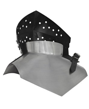 Medieval Shutter Gorget – Premium Neck Armor for LARP & Reenactments