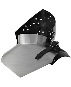 Medieval Shutter Gorget – Premium Neck Armor for LARP & Reenactments