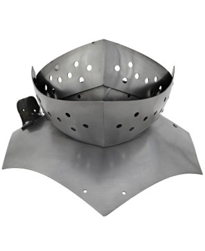 Medieval Shutter Gorget – Premium Neck Armor for LARP & Reenactments