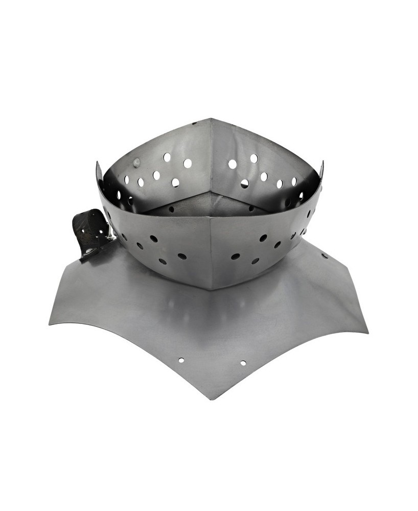 Medieval Shutter Gorget – Premium Neck Armor for LARP & Reenactments