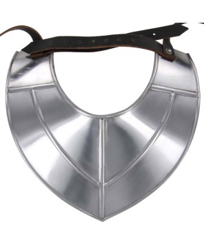 Medieval Siege Warfare Gorget – 18-Gauge Steel Neck Armor