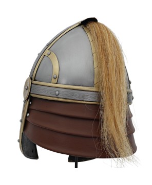 Éomer’s Fantasy Battle Helmet – 18-Gauge Steel & Brass Accents