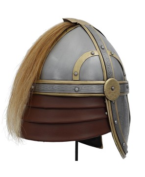 Éomer’s Fantasy Battle Helmet – 18-Gauge Steel & Brass Accents