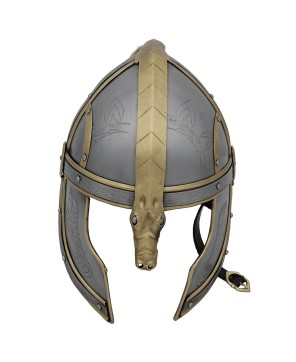 Éomer’s Fantasy Battle Helmet – 18-Gauge Steel & Brass Accents