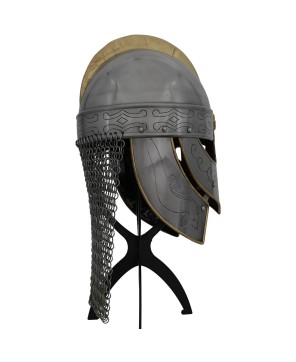 Knights Templar Barbuta Helmet – 16-Gauge Steel Medieval Armor