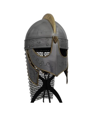 Knights Templar Barbuta Helmet – 16-Gauge Steel Medieval Armor