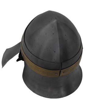 Norse Heritage Viking Battle Helmet – 18-Gauge Steel with Brass Accent