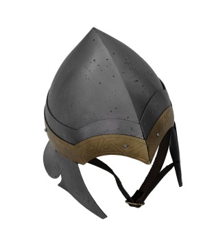 Norse Heritage Viking Battle Helmet – 18-Gauge Steel with Brass Accent